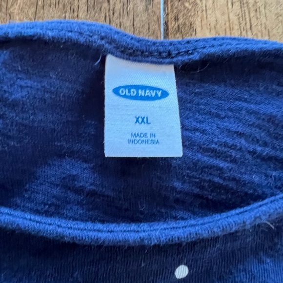 Old Navy Tie Front Short Sleeve Shirt - Picture 2 of 3